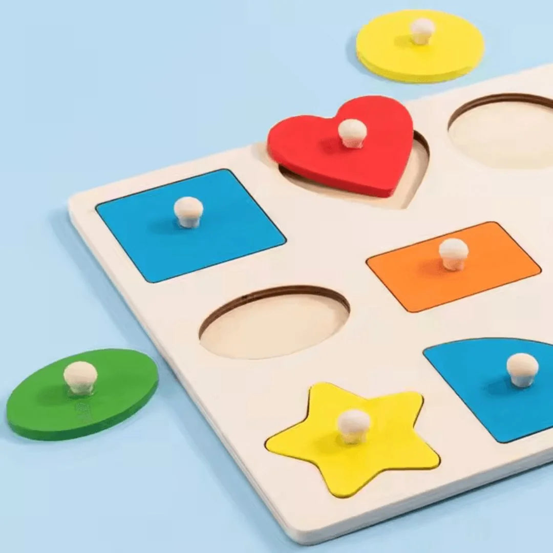GeoPlay™ – Geometrisches Puzzle für Kinder ab 3+ – Fördert Räumliche Fähigkeiten