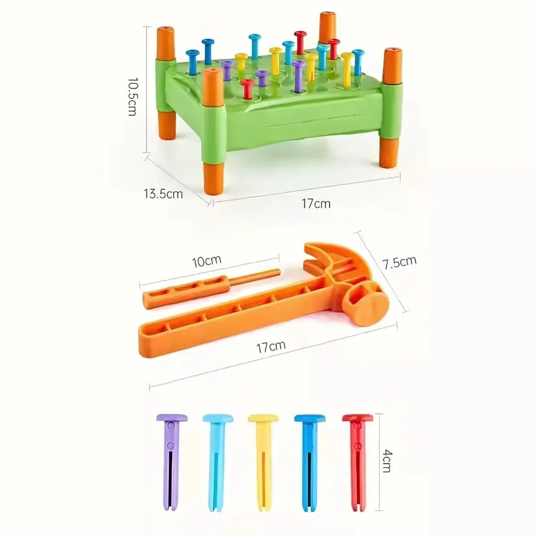 NailPop | Hammerspiel aus Kunststoff für Kinder ab 3 Jahren