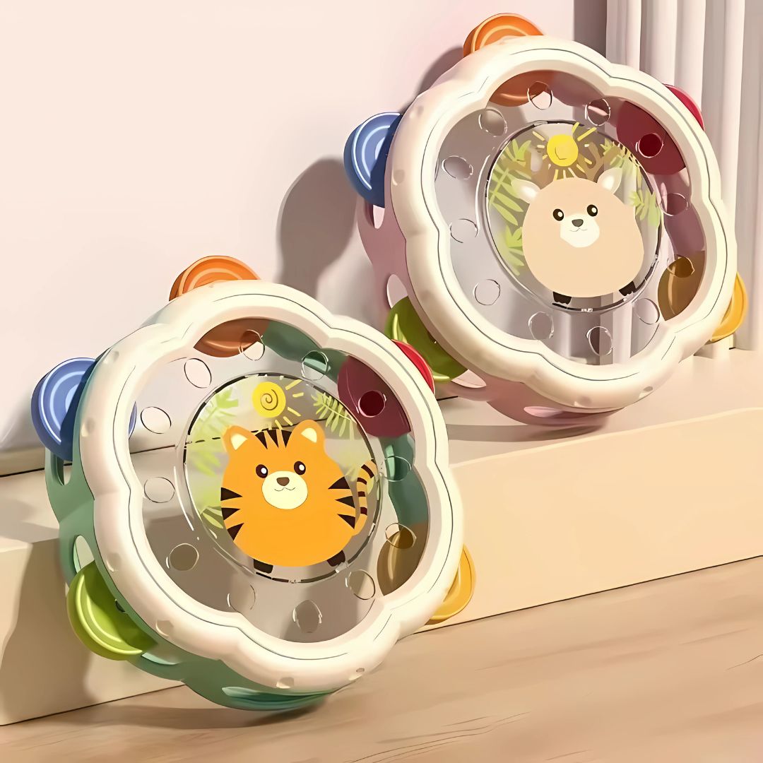 TuneTambour – Montessori Kleinkind-Tamburin aus Kunststoff | Ab 1 Jahr