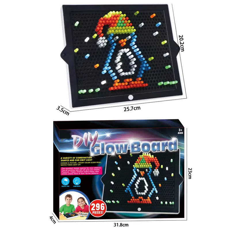 BrightCraft Leuchttafel mit Lichtstift – Kreatives Zeichenspiel – Ab 4 Jahren