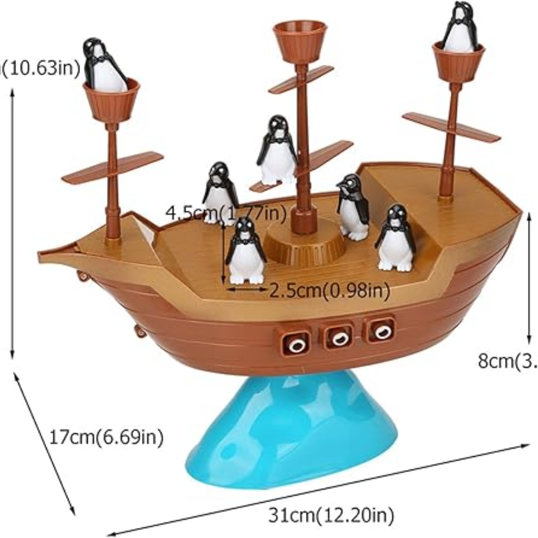 CaptainSteady - Pinguinblock und Kindergarten-Brettspiel