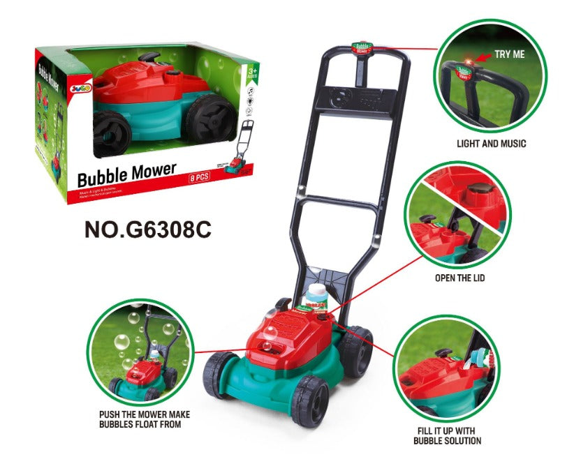 BubbleMower – Blubber-Rasenmäher-Spielzeug für Kinder ab 3 Jahren – Stärkt Motorik und Outdoor-Spaß