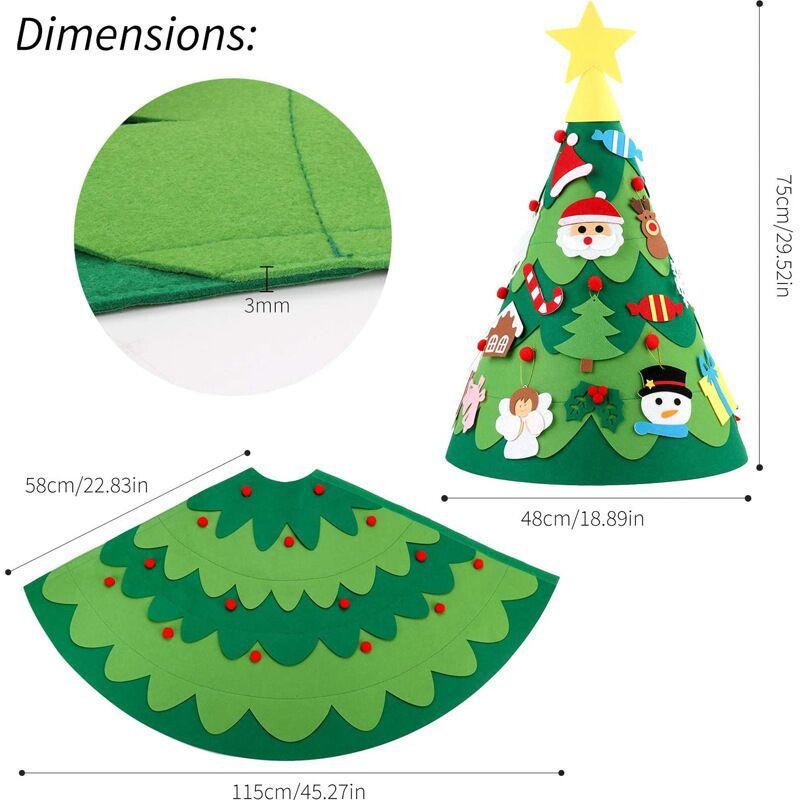 3D ChristmasCraft - DIY 3D-Weihnachtsbaum-Bastelarbeiten für Kinder