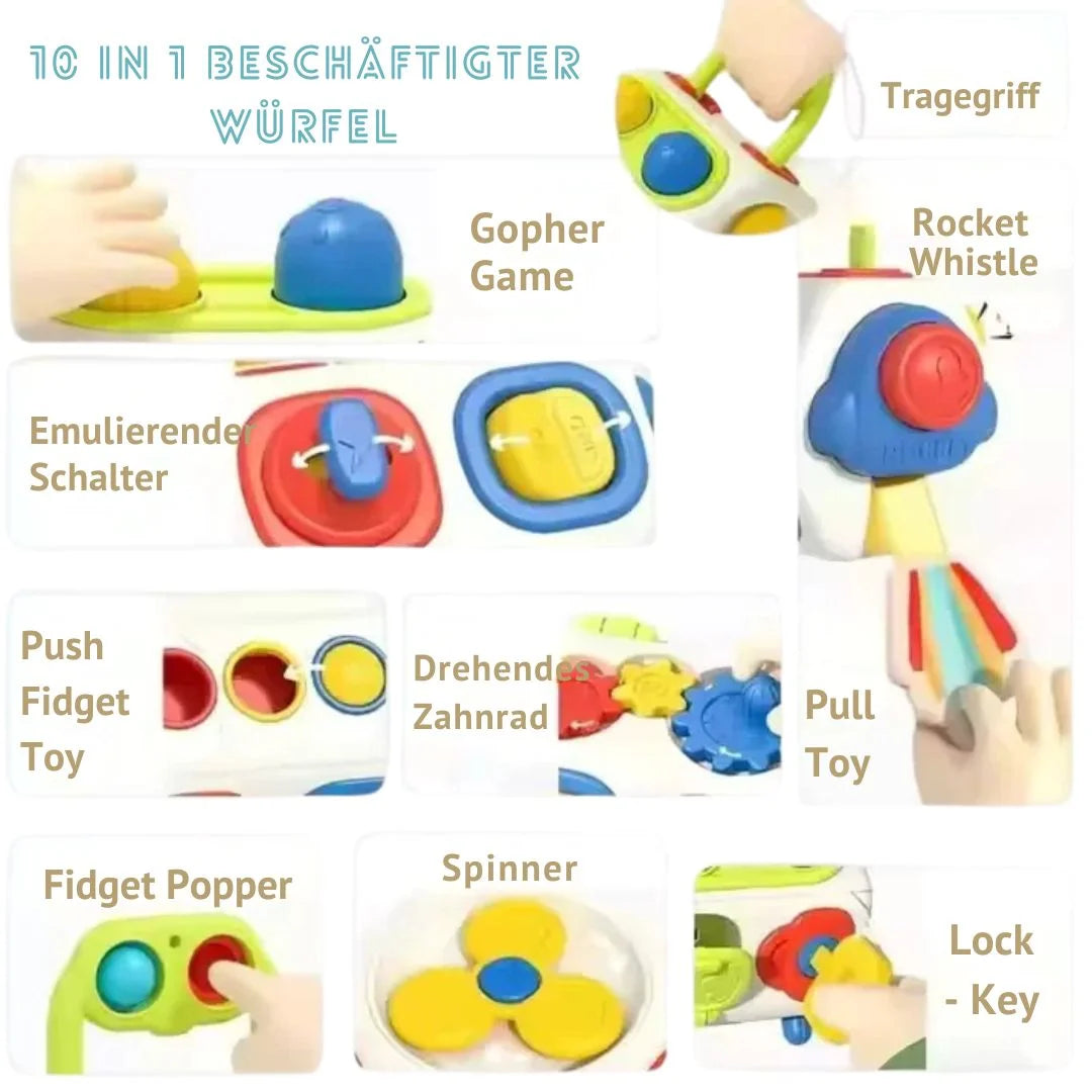 FidgetBuddy™ - BPA-freier Zappel-Block für Kleinkinder