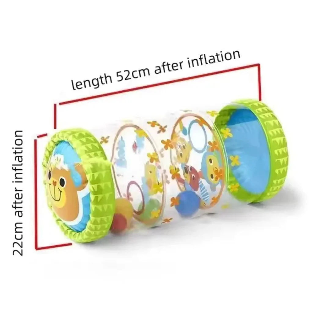 WiggleRoll – Sensorische Rasselball für Babys ab 6 Monaten – Fördert Krabbeln & Motorische Entwicklung