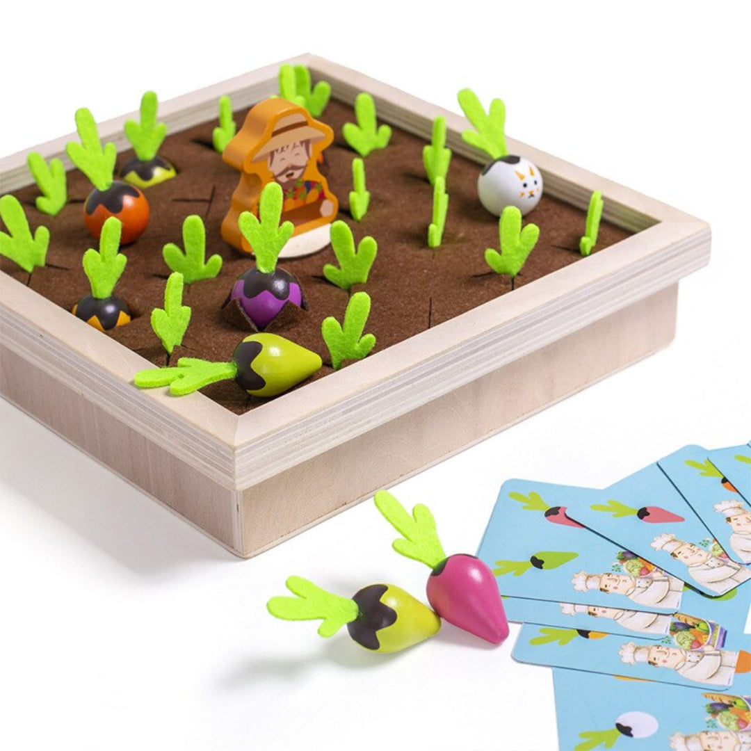 GrowGarden - Montessori Gemüse Spielset