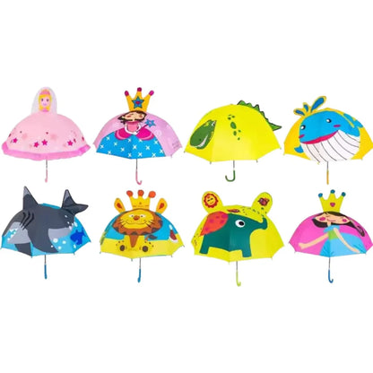 RainBuddy™ – Kinder Regenschirm ab 3 Jahren | Sicheres & Spaßiges Regenabenteuer