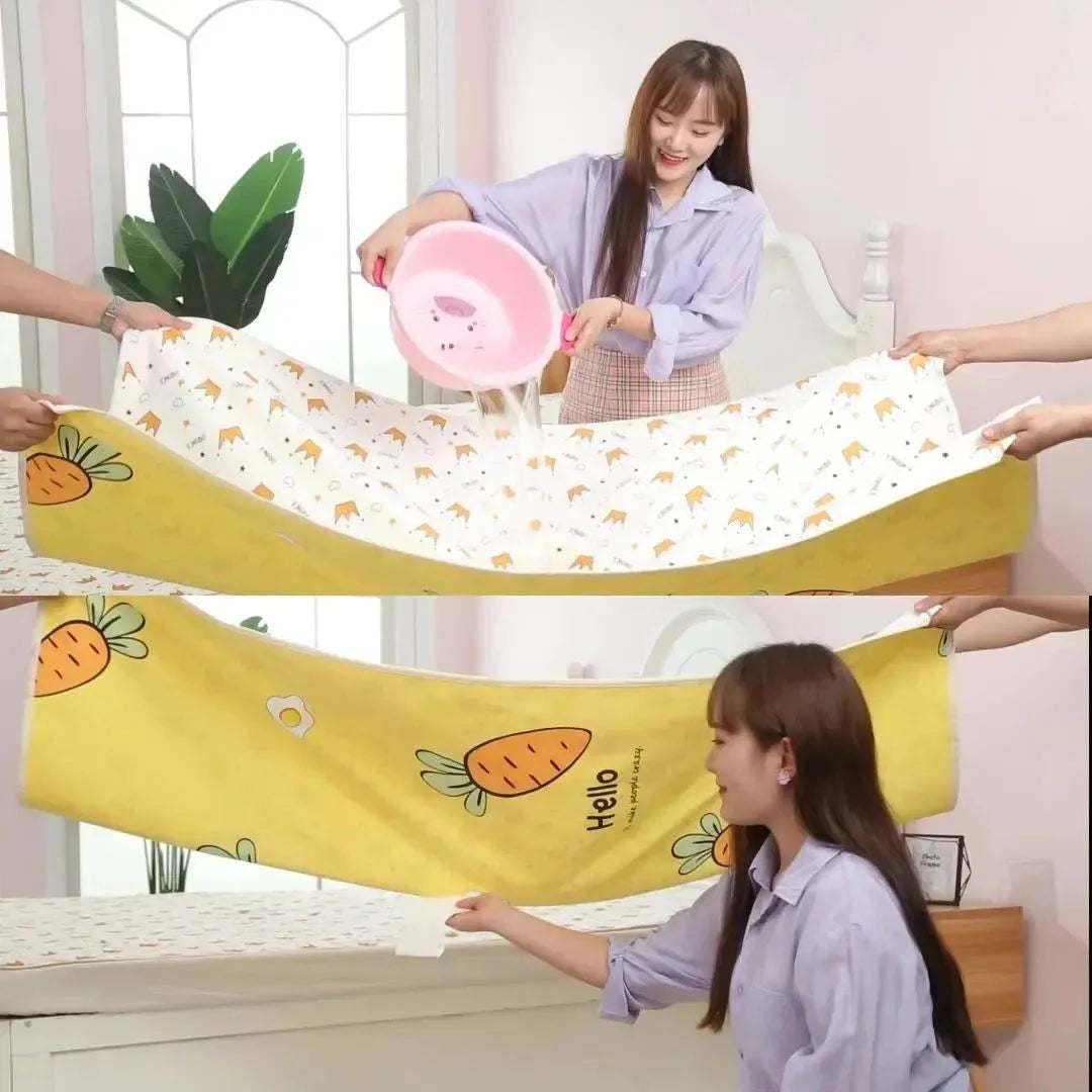 SnugglyNest™ – Wasserdichte Wickelunterlage für Kinder ab 0+ – Hält das Bett Trocken