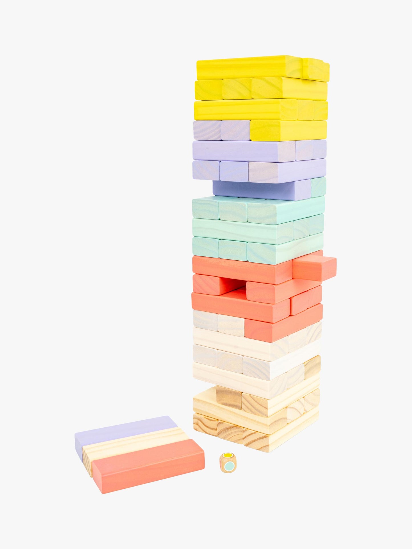 TimberTumble – Holzstapelspiel für Kinder ab 3 Jahren – Fördert Gleichgewicht und motorische Fähigkeiten