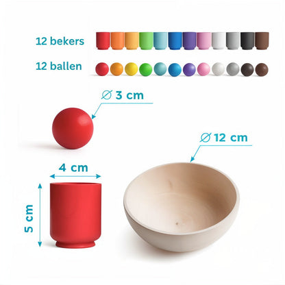 ColorNest- Waldorf Sortierspielzeug