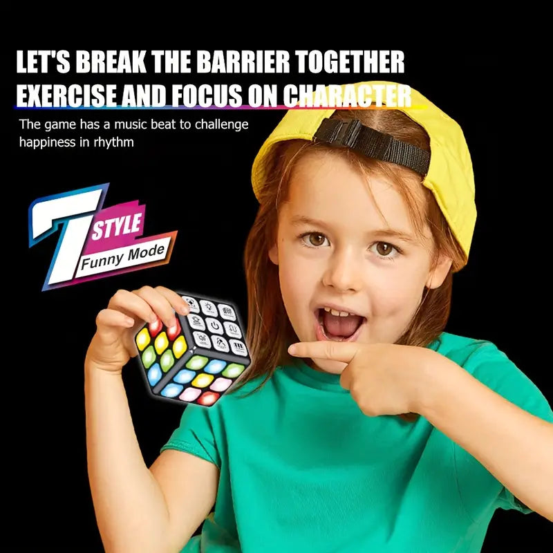 GalaxyCube – Leuchtendes Gedächtnisspiel für Kinder ab 6 Jahren – Fördert Konzentration & Reaktion