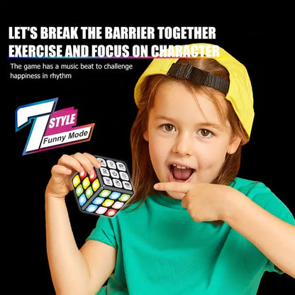 GalaxyCube – Leuchtendes Gedächtnisspiel für Kinder ab 6 Jahren – Fördert Konzentration & Reaktion