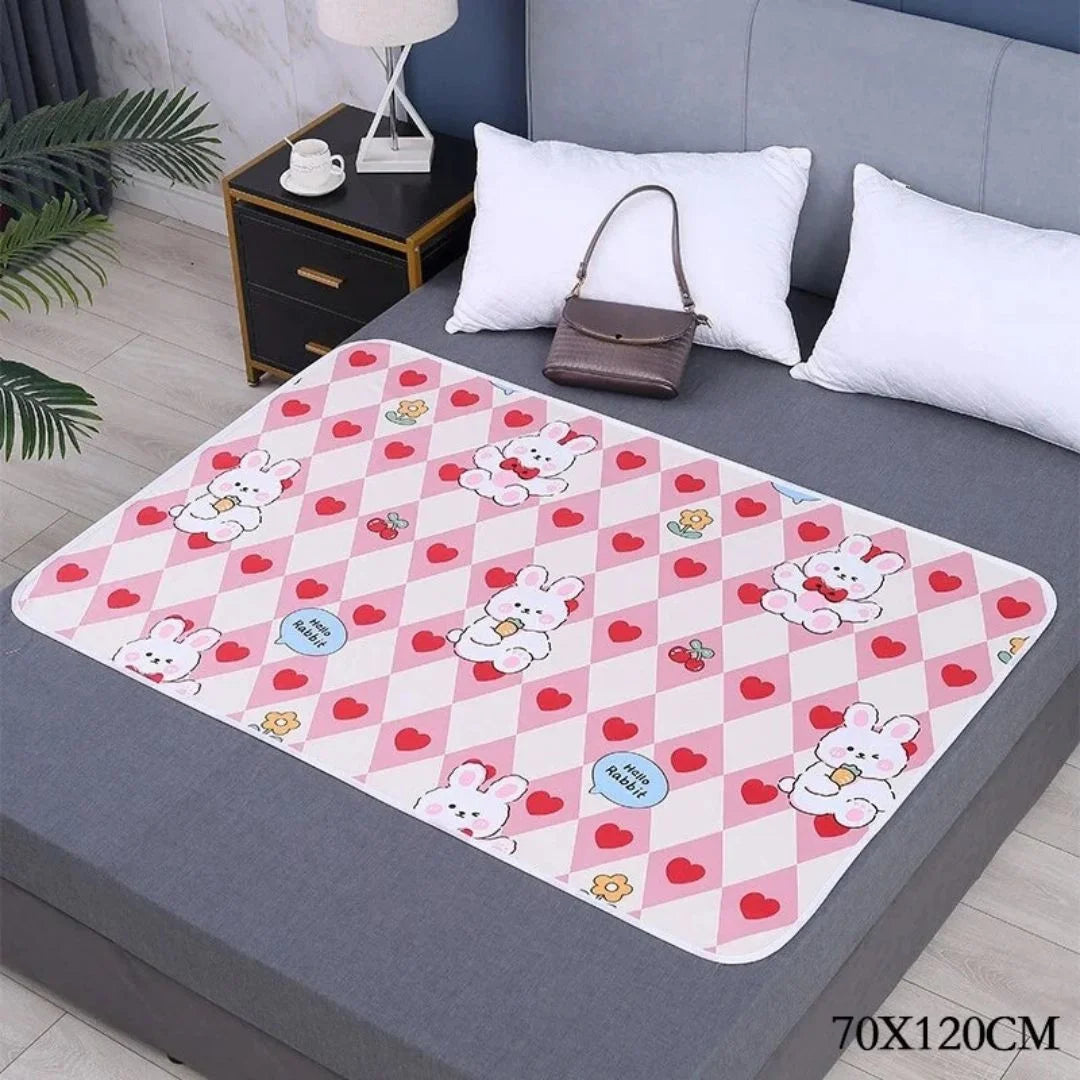 SnugglyNest™ – Wasserdichte Wickelunterlage für Kinder ab 0+ – Hält das Bett Trocken