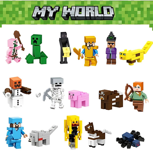 BlockBuddies Baufiguren Spielset – Nachhaltig & Kreativ – Ab 6 Jahren