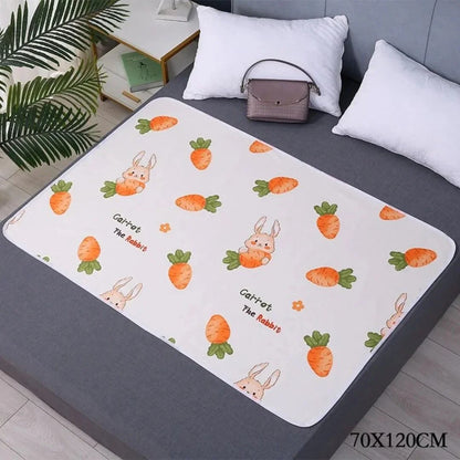 SnugglyNest™ – Wasserdichte Wickelunterlage für Kinder ab 0+ – Hält das Bett Trocken