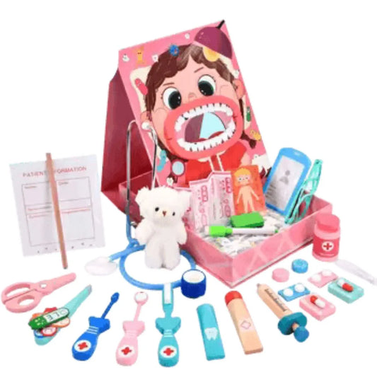 TinyDent™ – Zahnarzt-Spielset für Kinder ab 3+ – Fördert Fantasievolles Rollenspiel