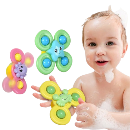BabySpinner - Buntes Twist-Spielzeug im Saugnapf