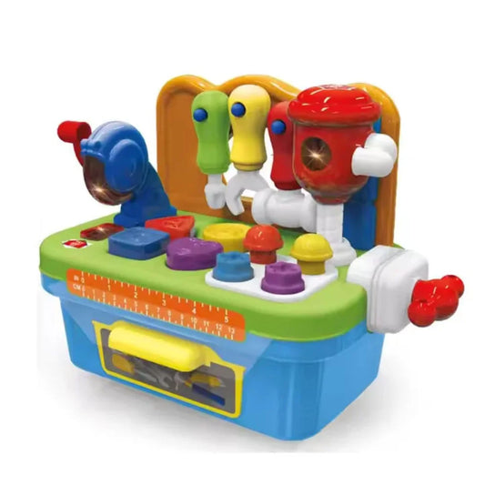 ToolMate – Kinder-Werkbank Spielset – Kreatives Bauspielzeug – Ab 3 Jahren