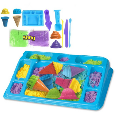 SandSculpt – Kinetik-Sand Kreativset ab 3 Jahren