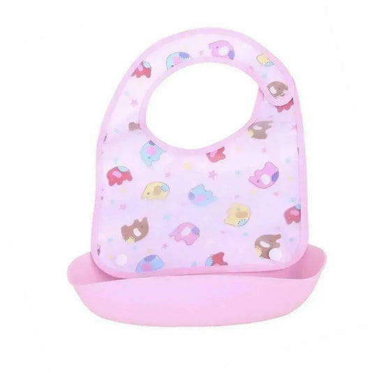 NibbleCatcher – Silikon-Baby-Lätzchen mit Auffangschale für Kinder ab 6 Monaten – Unterstützt selbstständiges Essen & saubere Mahlzeiten