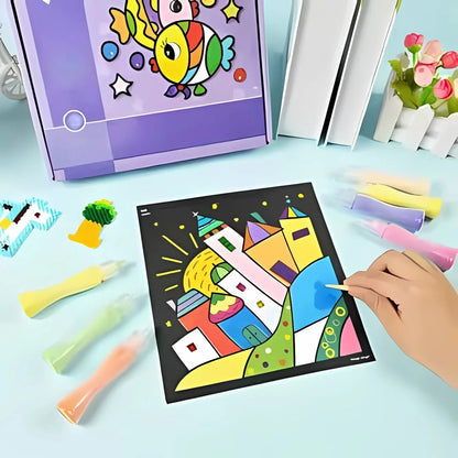 ArtCraft Sandmalerei Bastelset – Kreatives Spiel – Ab 5 Jahren