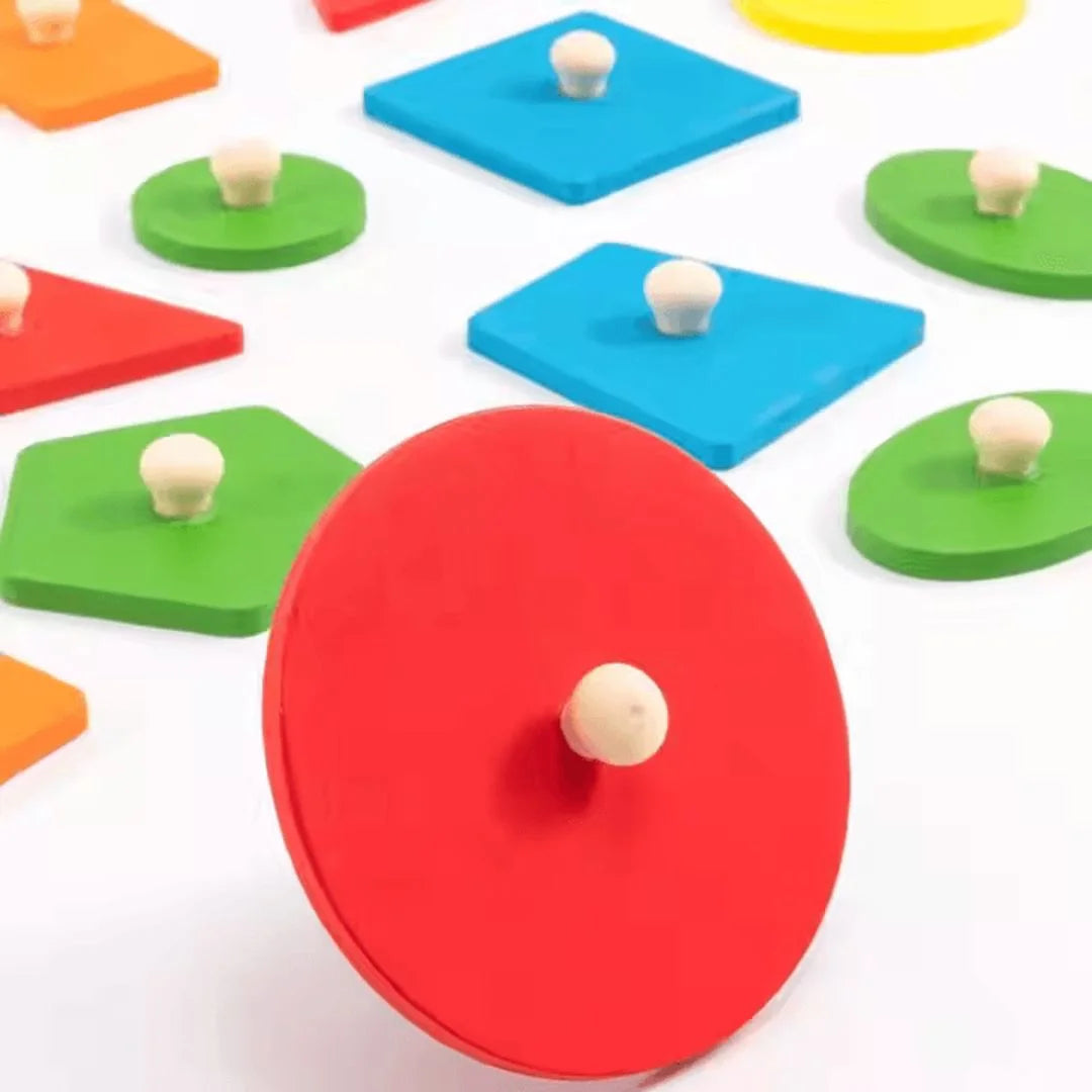 GeoPlay™ – Geometrisches Puzzle für Kinder ab 3+ – Fördert Räumliche Fähigkeiten
