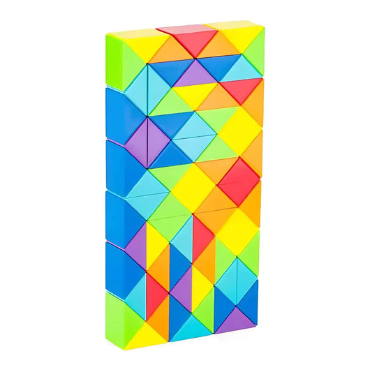 TwistFlex – Regenbogen Snake Twist Puzzle für Kinder ab 5 Jahren
