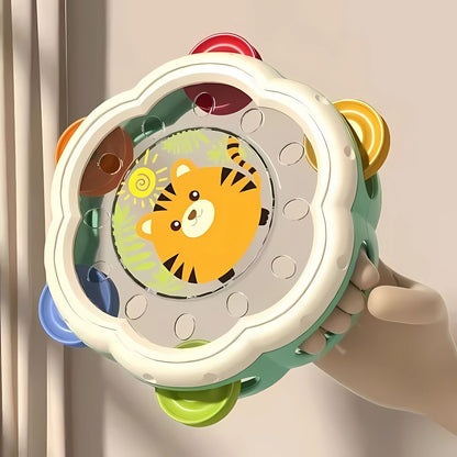 TuneTambour – Montessori Kleinkind-Tamburin aus Kunststoff | Ab 1 Jahr