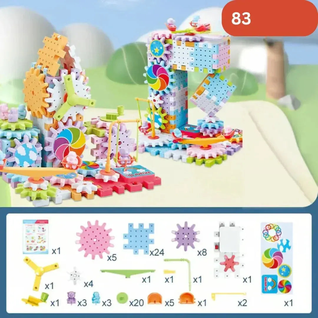 WonderBricks – Kreatives Baustein-Set für Kinder ab 3 Jahren – Fördert Fantasie & Feinmotorik