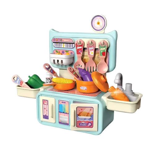 ChefPlay Kitchen – Kinder Spielküche aus Kunststoff – Rollenspiel-Spielzeug – Ab 3 Jahren