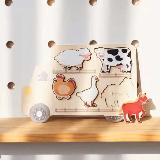 WoodQuest™ – Holzpuzzle für Kinder ab 3+ – Fördert Problemlösungsfähigkeiten