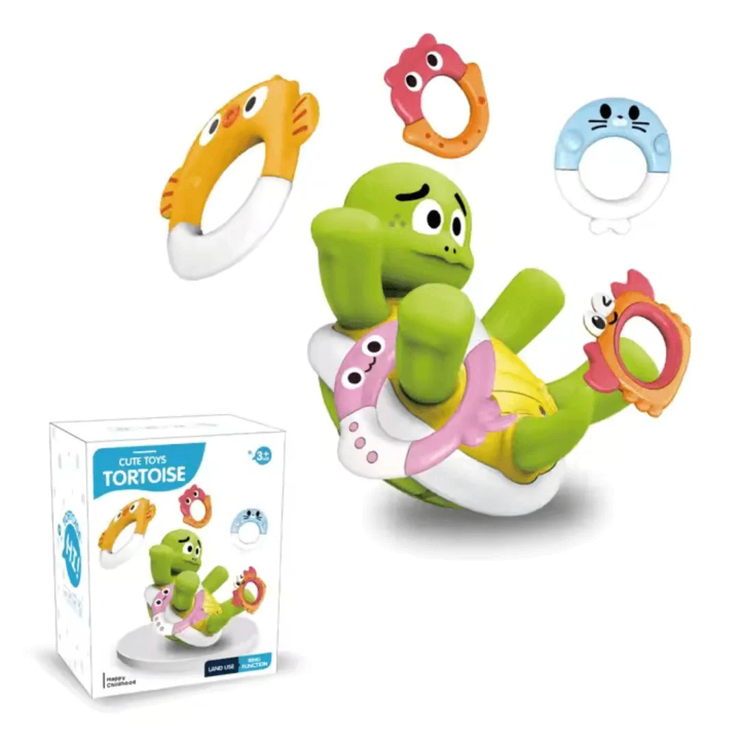 SplashWhirl™ – Wasserspielzeug Schildkröte für Kinder ab 3+ – Fördert Badespaß