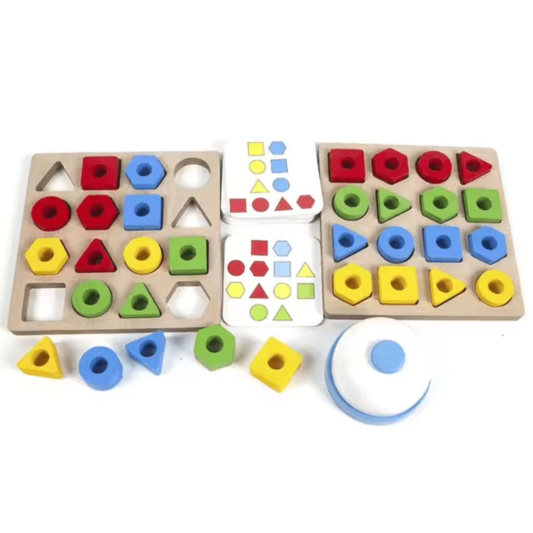 ShapeMastery™ – Formensortierspiel für Kinder ab 3+ – Fördert die Hand-Augen-Koordination