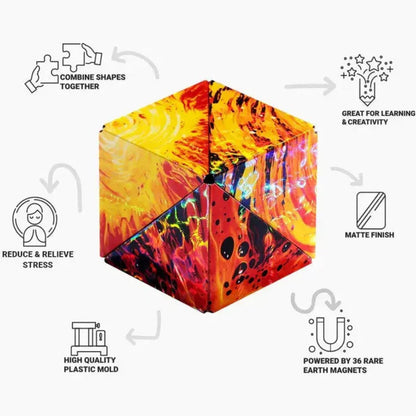 MorphBox – Formwandelndes Puzzle für Kinder & Erwachsene ab 8 Jahren – Fördert räumliches Denken & Fokus