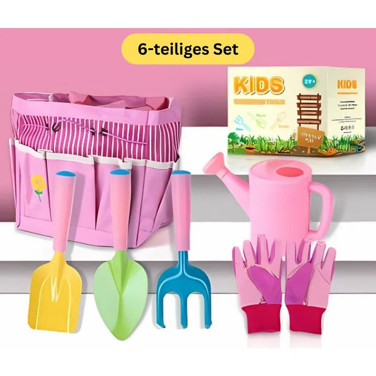 GardenSprouts – Kinder-Gartenwerkzeug-Set für Kinder ab 3 Jahren – Entwickelt Verantwortungsbewusstsein und Feinmotorik