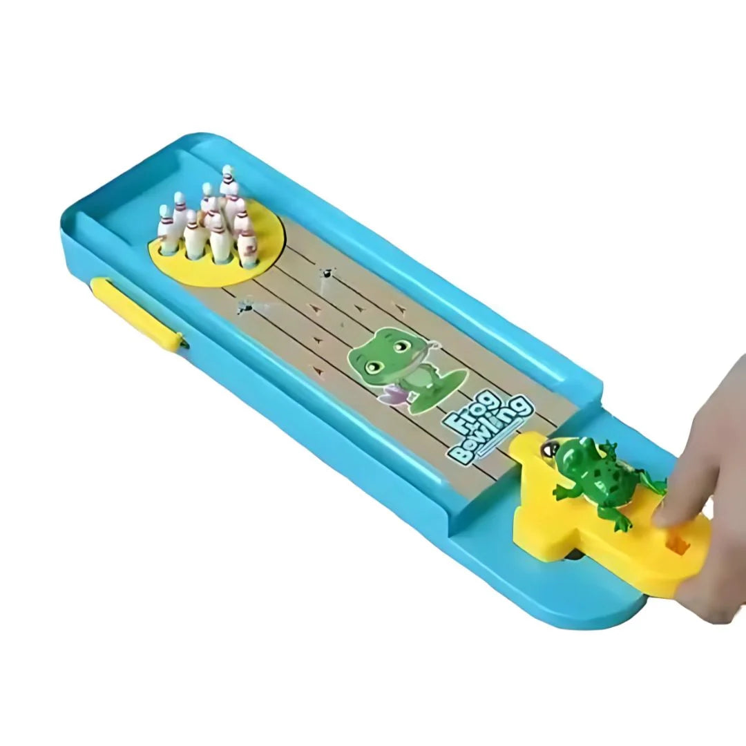 FroloRoll™ - Mini-Frosch-Bowling-Set für Kinder ab 4 Jahren