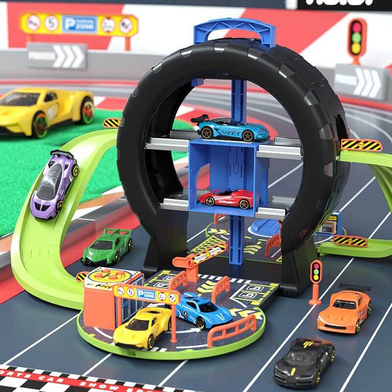 WheelWorld - Abenteuerspielzeug Puzzle Car Tracks Playsets