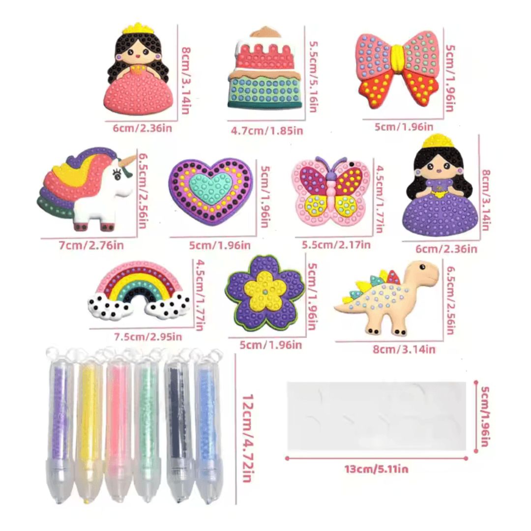 CraftyKids Perlenstift Bastelset – Kreatives DIY für Kinder – Ab 6 Jahren