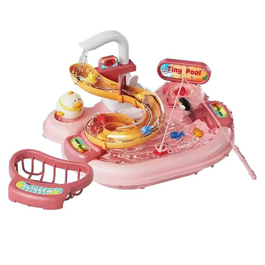 AquaCatch – Elektrisches Kinder Angelbecken ab 3 Jahren | Zirkulierendes Wasserspiel