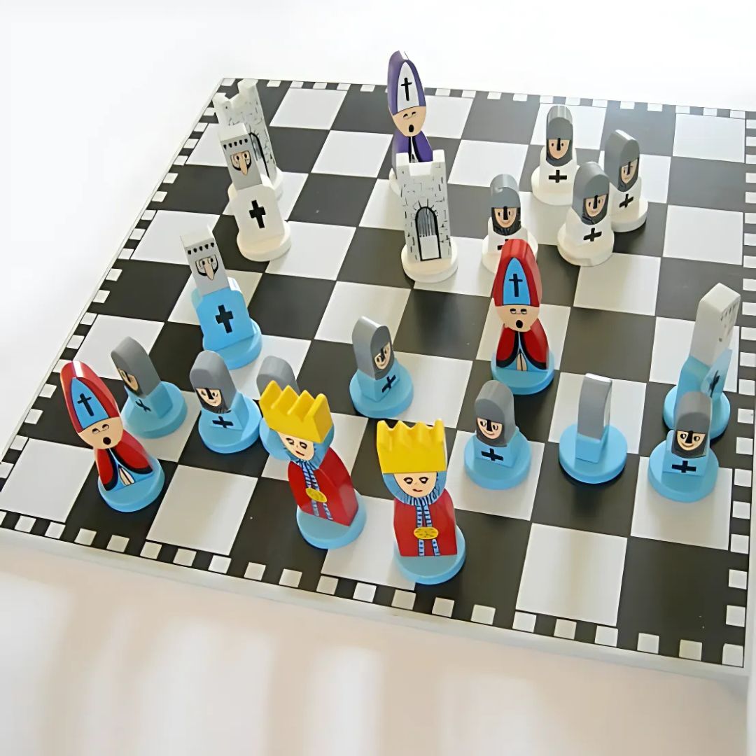 ChessQuest - Lernschach aus Holz für Kinder