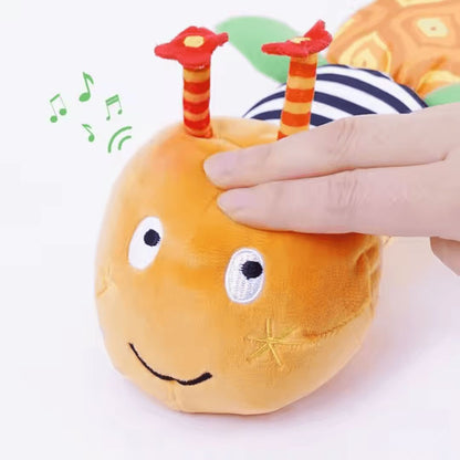 PlayfulPals™ – Musikalisches Plüschrassel für Kinder ab 0+ – Fördert die Sensorische Entwicklung