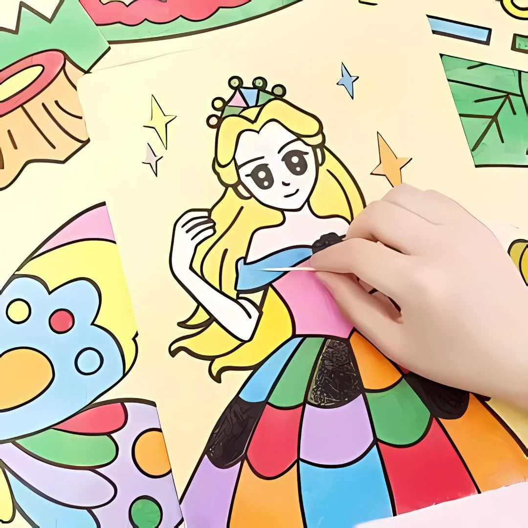 ArtCraft™ – DIY Sandmalerei-Set für Kinder ab 5+ – Fördert Kreativität und Feinmotorik