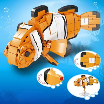 AquaBricks – Ozean Tier Bausteine Set für Kinder ab 6 Jahren