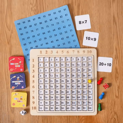 MathMaster Einmaleins-Brettspiel für Kinder – Lernen & Spaß – Ab 6 Jahren