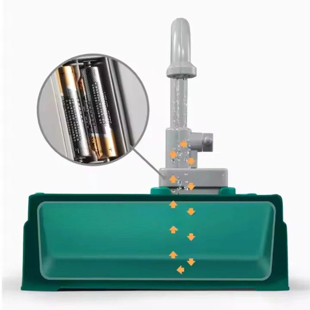 Sinksy – Wasserspiel-Spüle & Küchentisch für Kinder – Rollenspiel – Ab 3 Jahren