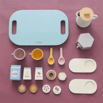 WoodenWhimsy™ – Teeservice für Kinder ab 3+ – Fördert Fantasievolles Spiel