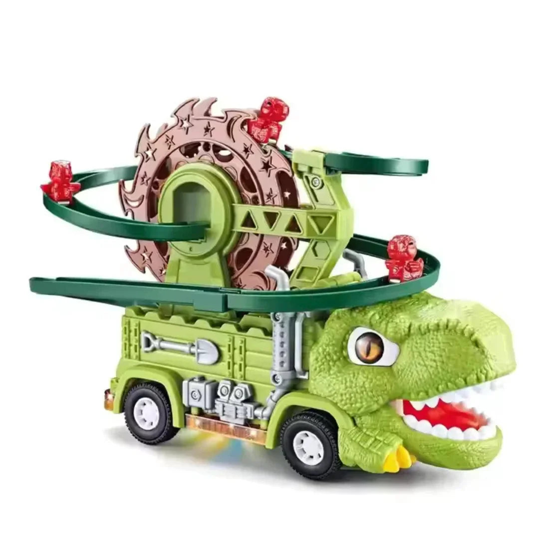 DinoLoop™ - Beleuchteter Dinosaurier-Rennbahn-Truck für Kinder ab 3 Jahren - Kombiniert Action, Lichter und STEM-Spiel