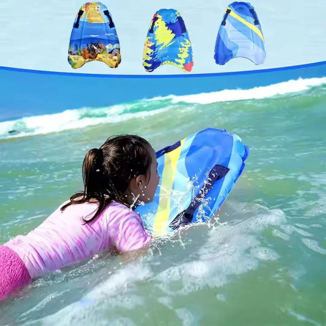 Wavey™ – Aufblasbares Kinder Bodyboard ab 5 Jahren | Sicherer Strandspaß
