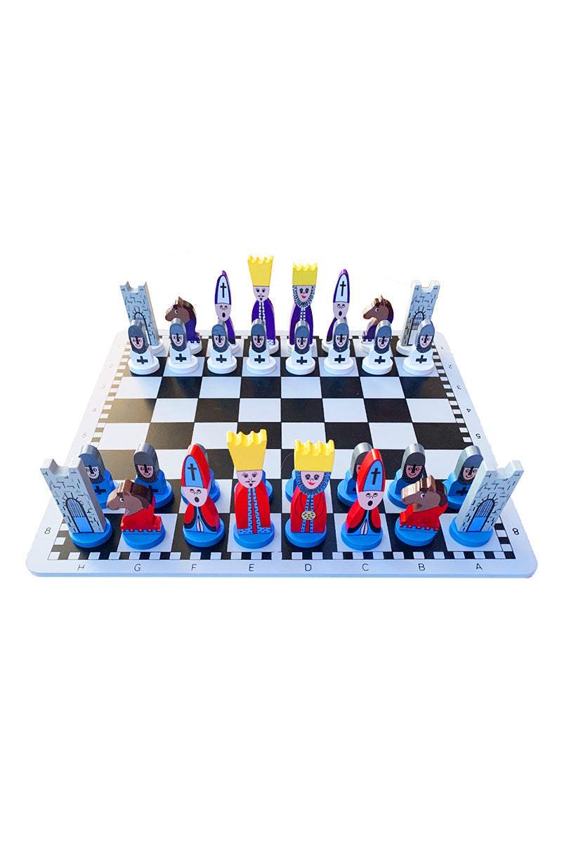 ChessQuest - Lernschach aus Holz für Kinder