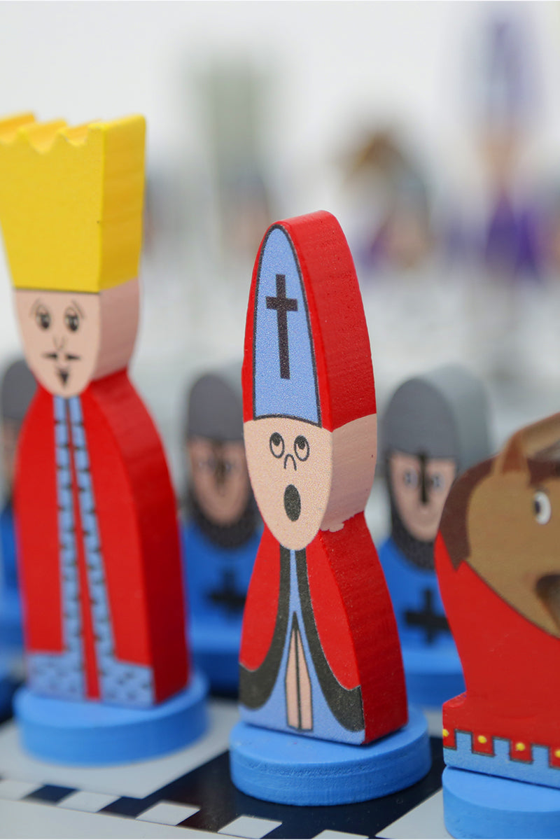 ChessQuest - Lernschach aus Holz für Kinder